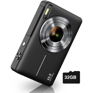 CAMKORY FHD 1080P Kids Camera Point and Shoot